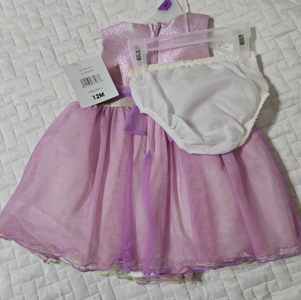 Jessica Ann Lavender dress 12 months - Picture 3 of 4